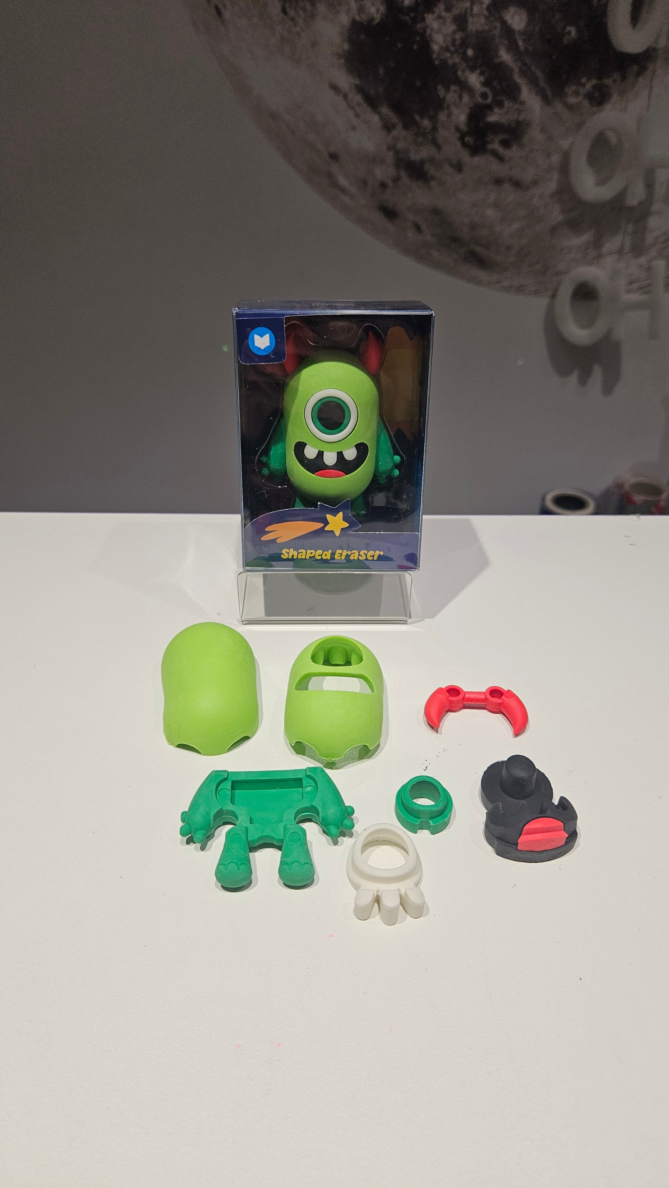 Borracha Monstro 3D Desmontável em Peças