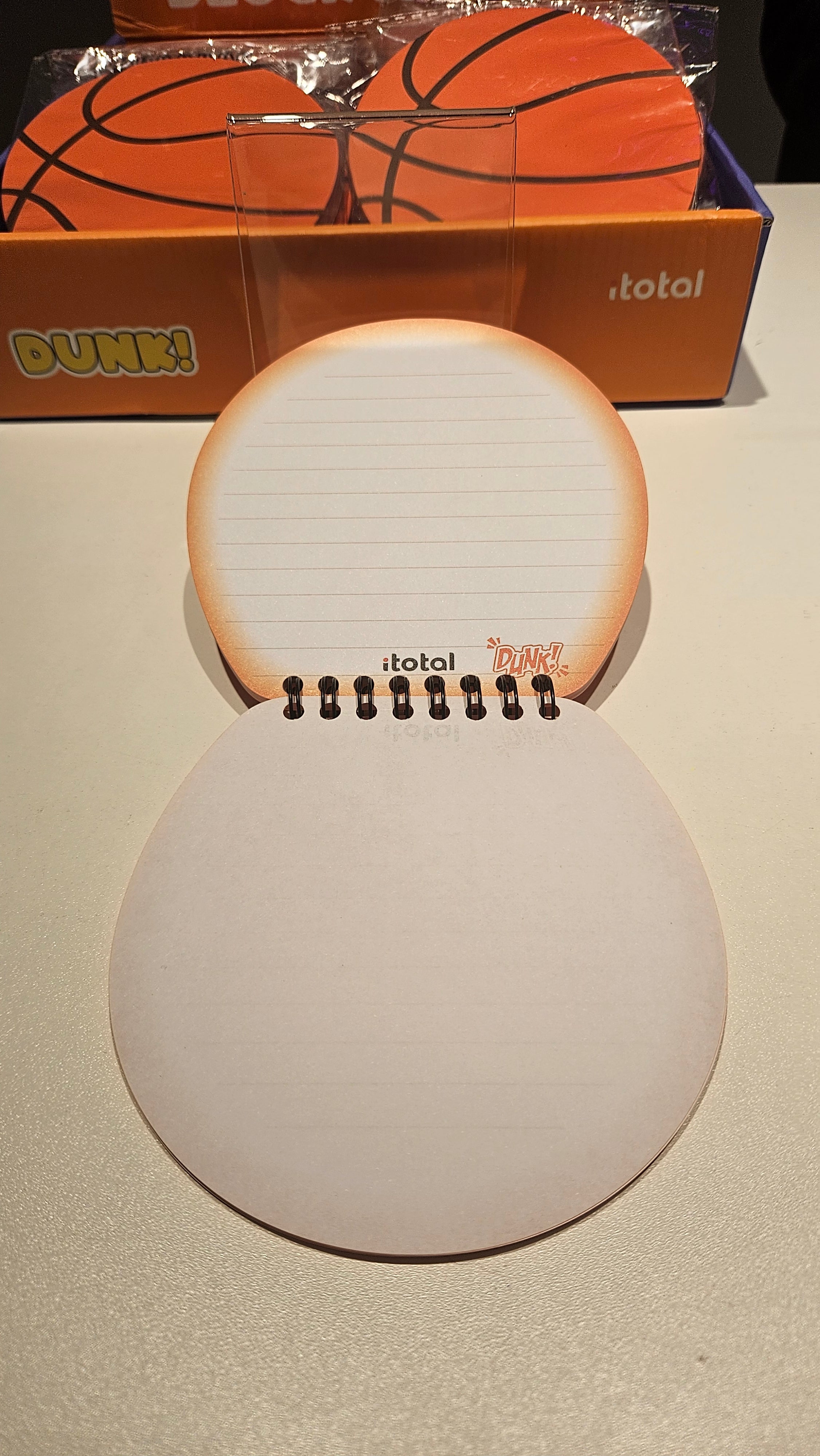 Bloco Notas Bola de Basket Itotal