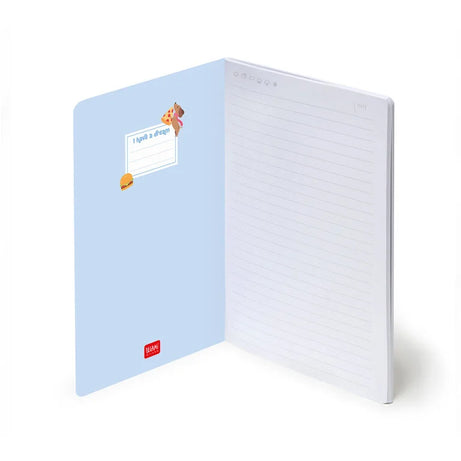 Caderno A5 Pautado Cão Salsicha Legami