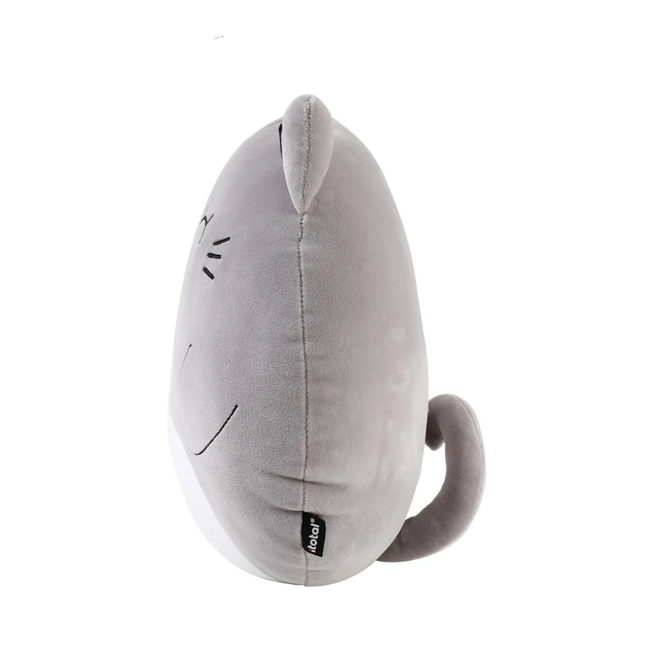 Peluche Almofada Grande Gato Cinza