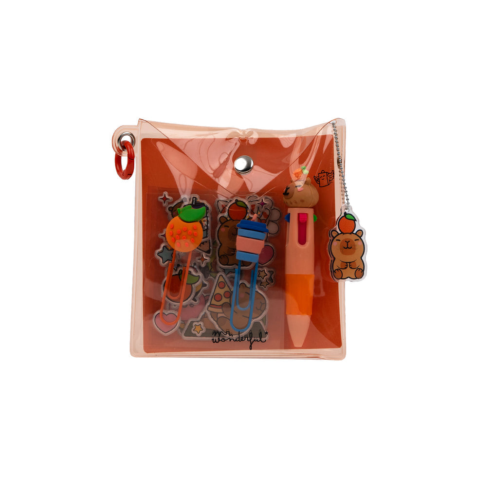 Kit Para Decorar a Tua Agenda Capivara Mr.Wonderful