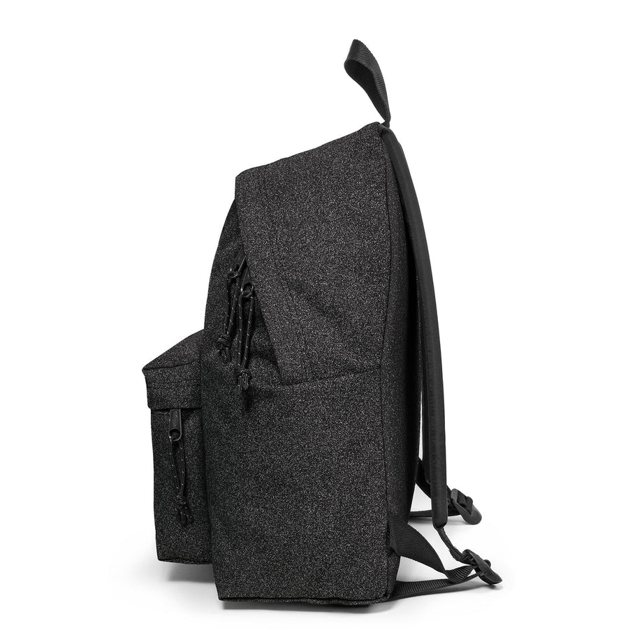 Mochila Eastpak Padded Spark com Glitter Preta