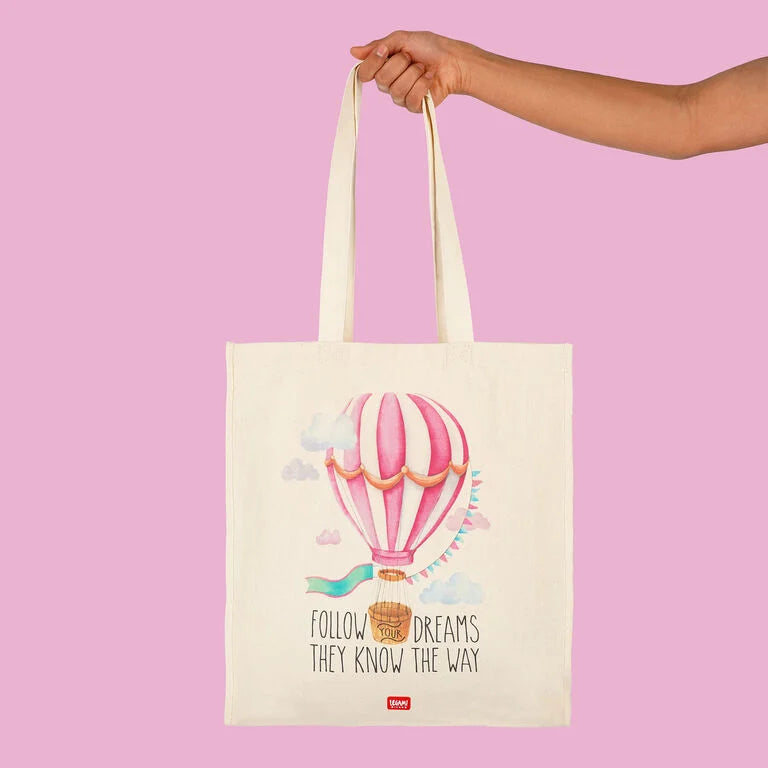 Totte Bag "Follow Your Dreams They Know the Way" Legami