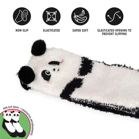 Meias Antiderrapante 3D Panda Tamanho 35-42 Legami