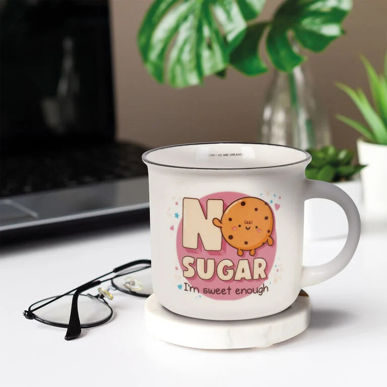 Caneca Legami "No Sugar, I'm Sweet Enough" Legami