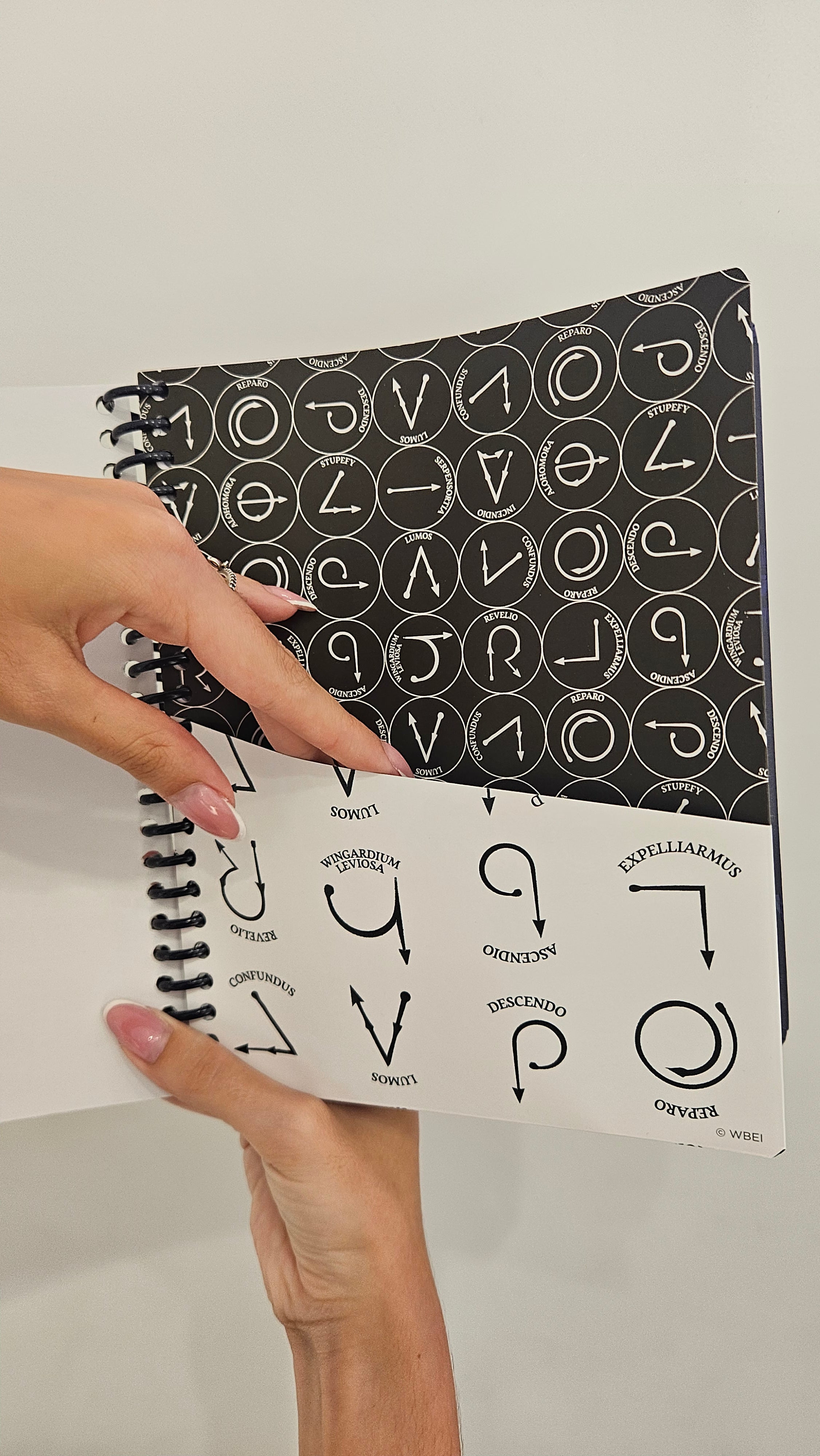 Caderno A5 em Espiral Quadriculado Harry Potter com Autocolantes e Envelope