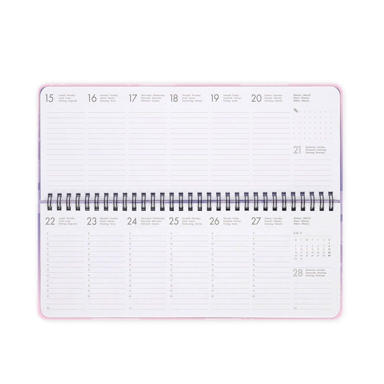 Planner Semanal 2027 Gatinhos Legami