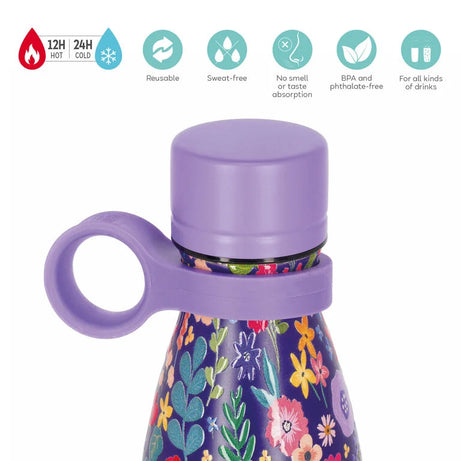 Garrafa Térmica Flores 500ml Legami