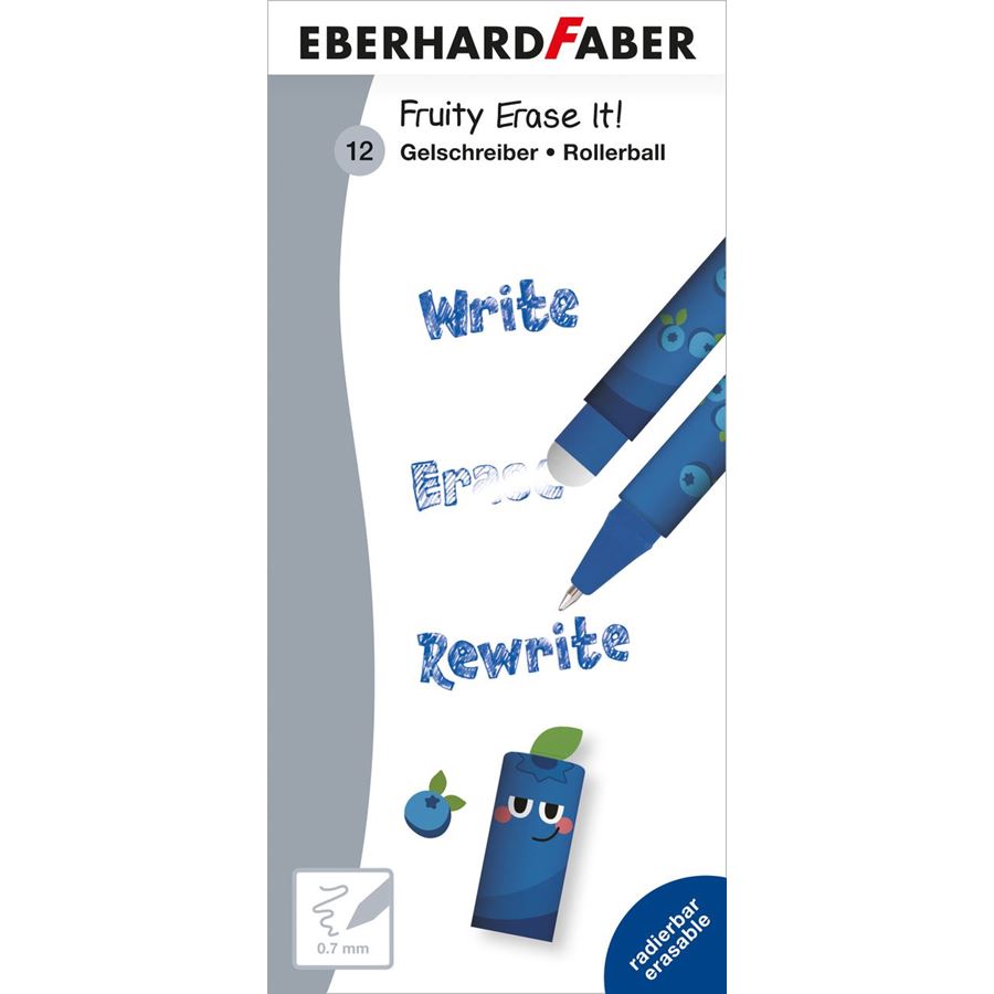 Caneta Apagável Mirtilo EberhardFaber