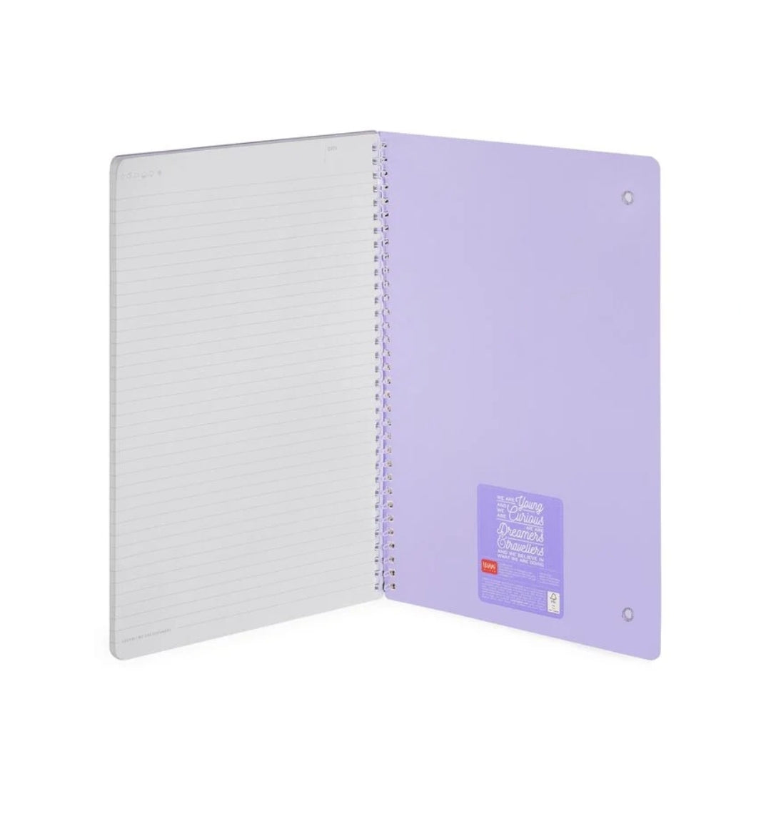 Caderno Espiral Grande Irisdescente Edição Limitada Legami