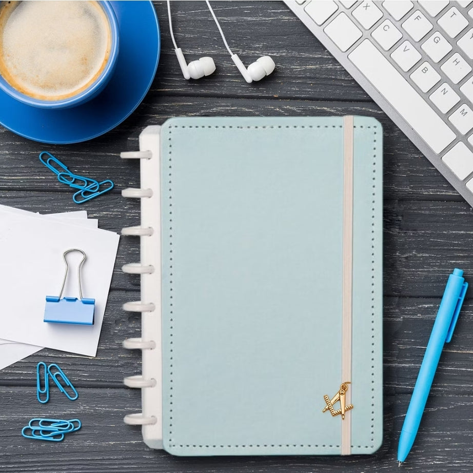 Caderno Inteligente A5 Azul Pastel