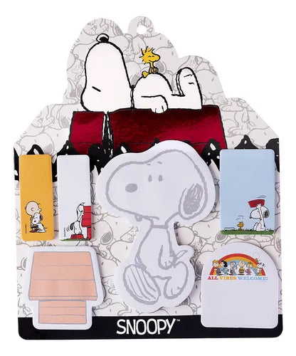 Conjunto Post Its Snoopy Com Vários Tamanhos