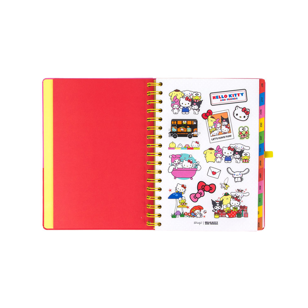 Agenda Semanal 2026/2027 Mr.Wonderful Hello Kitty & Friends "Somos a Melhor Equipa"