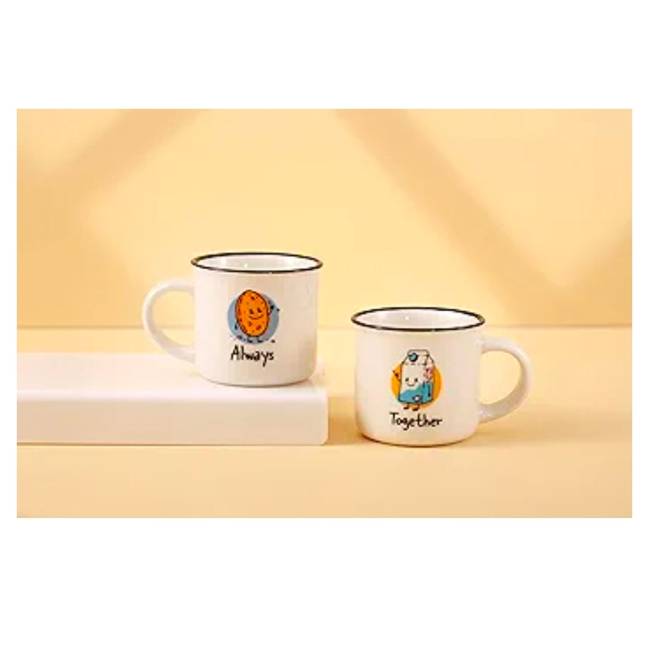 Conjunto 2 Chávenas de Café "Always - Together" Itotal