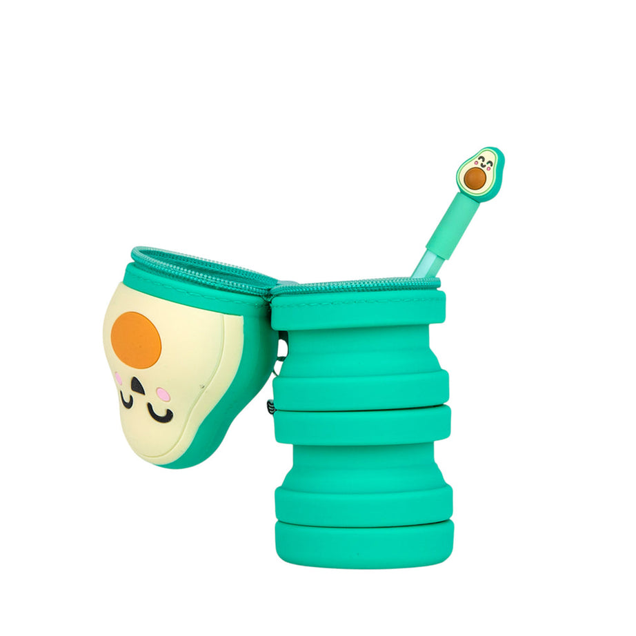 Estojo Extensível Abacate + Caneta Apagável Abacate Mr.Wonderful