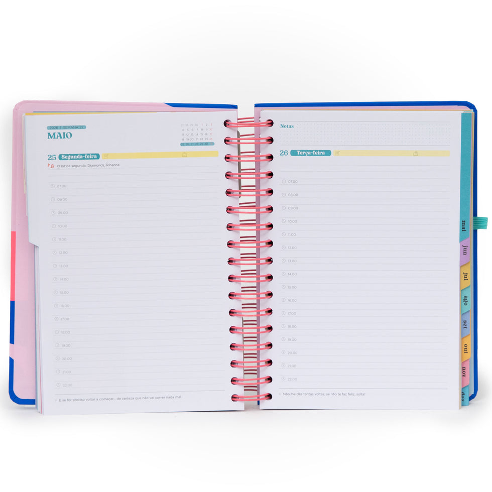 Agenda Diária Mr.Wonderful 2026 - Quando uma porta se fecha, abre-se esta agenda - Com Caneta Exclusiva