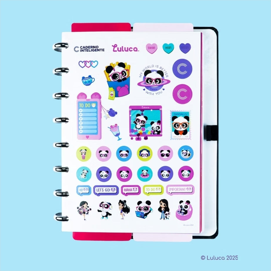 Caderno Inteligente A5 Pandalu Star by Luluca