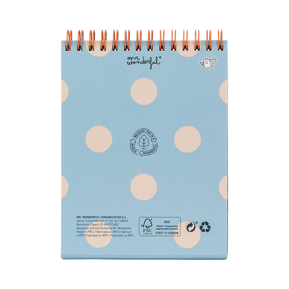 Calendário de Secretária 2027 Mr.Wonderful "Quack & Roll" com Post Its