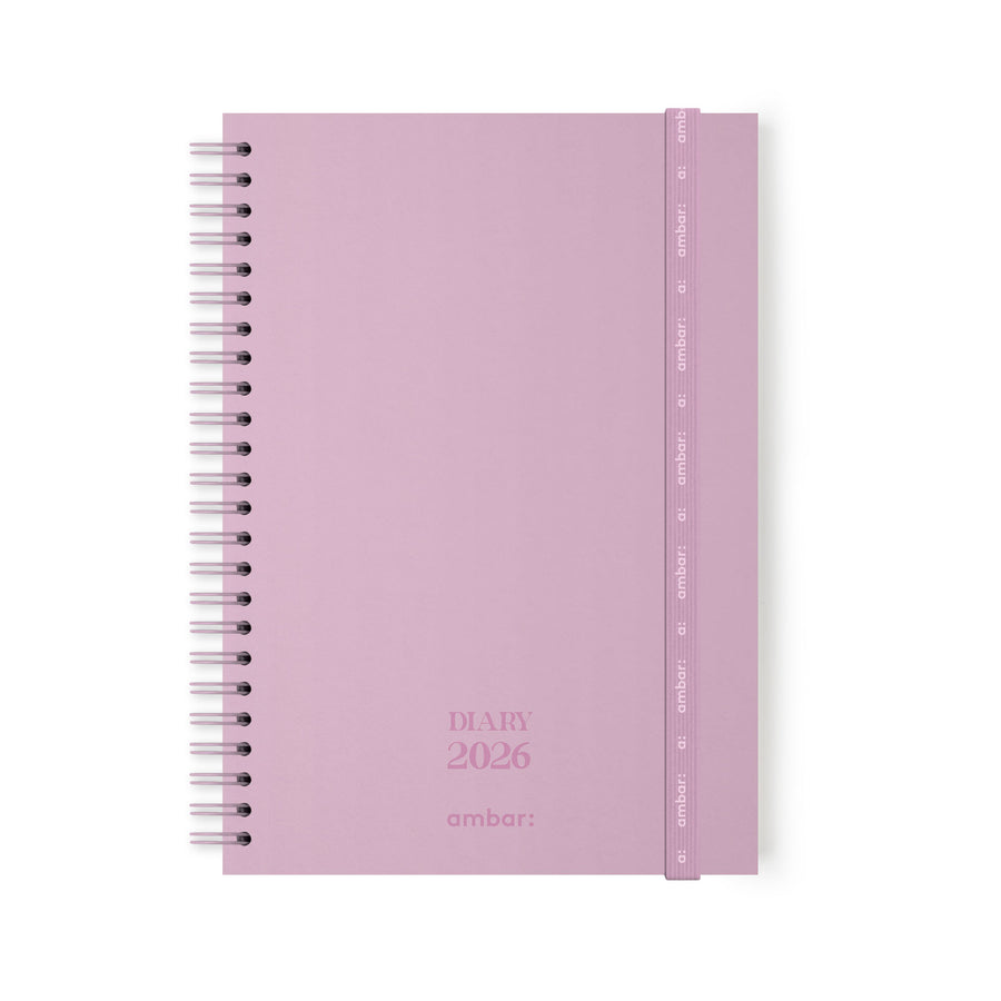 Agenda 2026 Diária Rosa Ambar