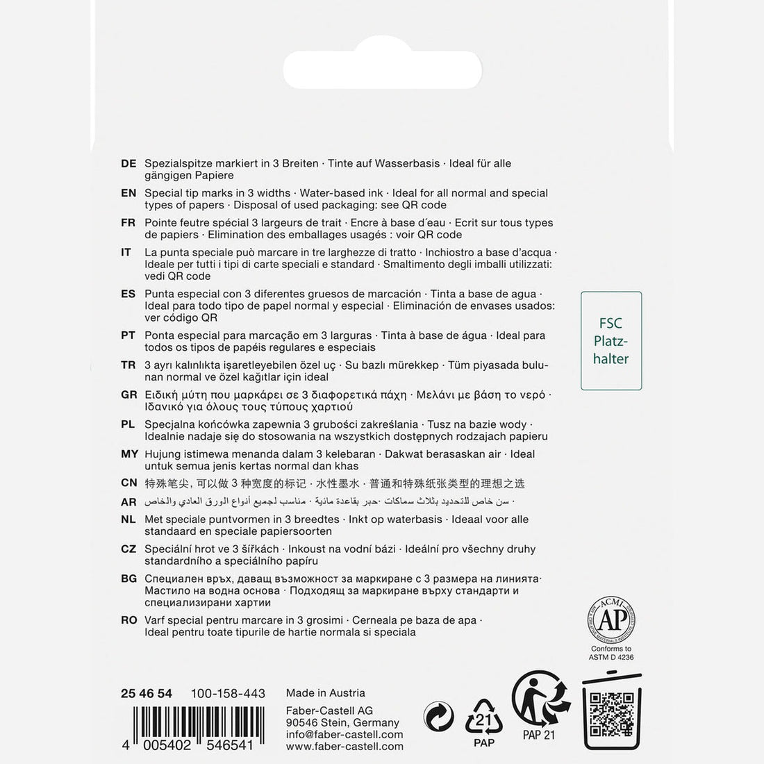 Conjunto 4 Sublinhadores Tons Pastel Faber-Castell