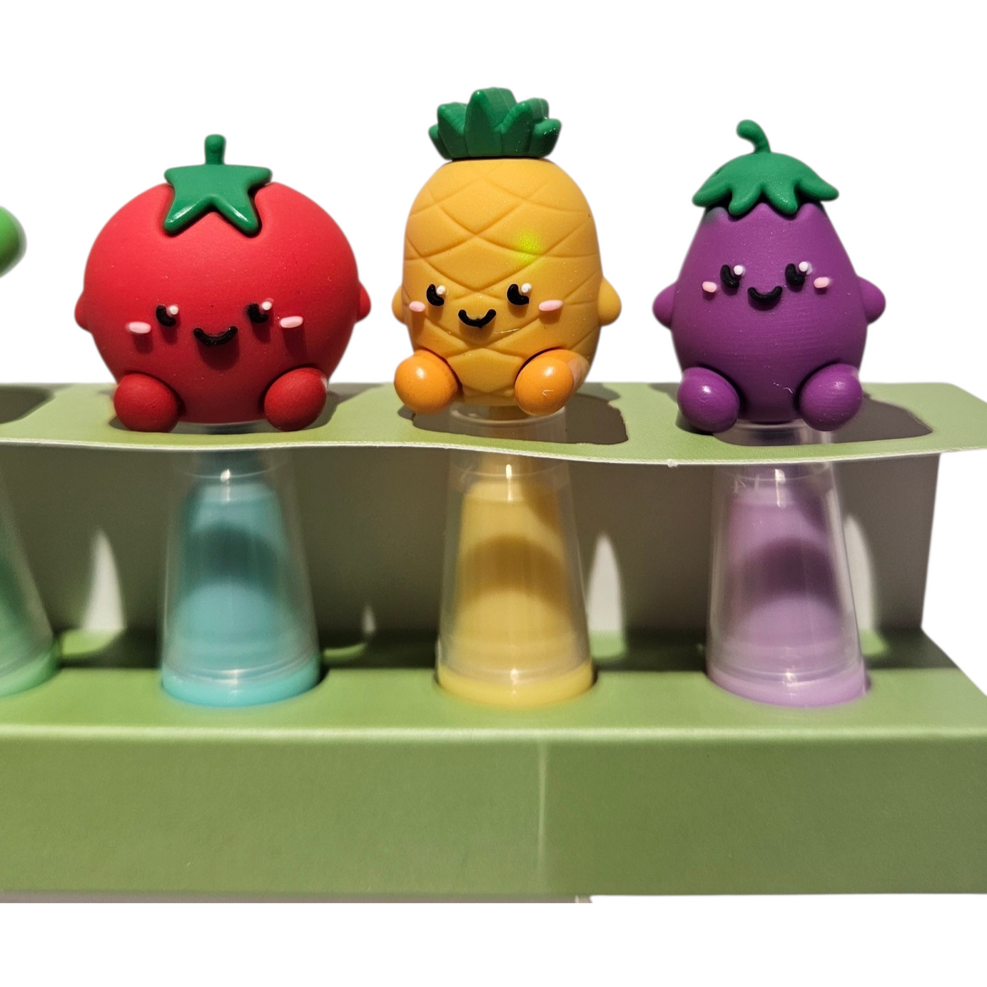 Conjunto 6 sublinhadores Frutas e Legumes Itotal