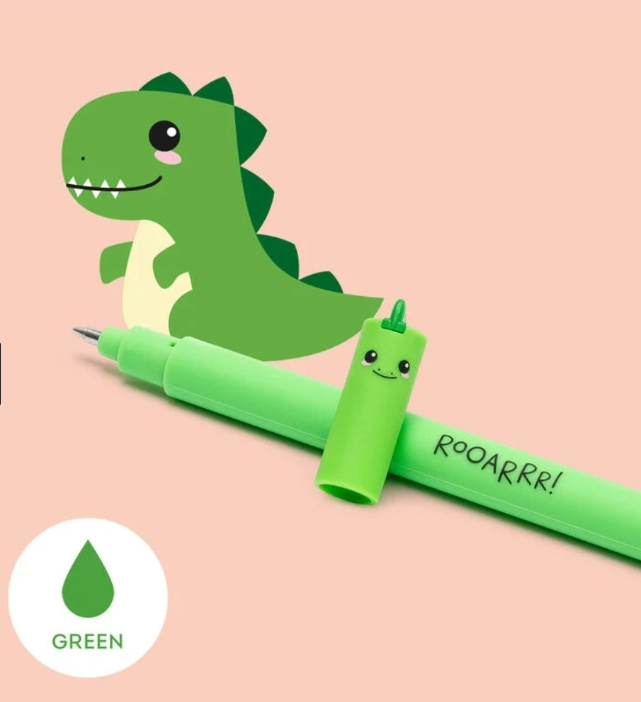 Caneta Apagável Dinossauro - Legami