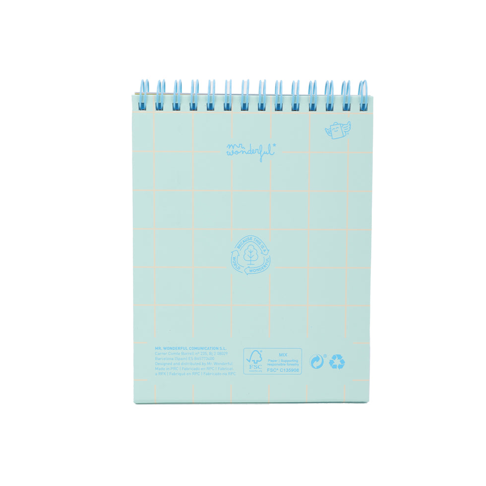 Calendário de Secretária Mr.Wonderful 2026 "No Filters"