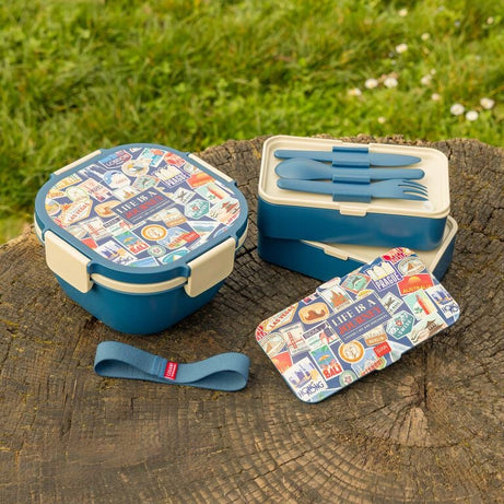 Caixa de Almoço (Bowl) Com Divisórias Stickers Legami