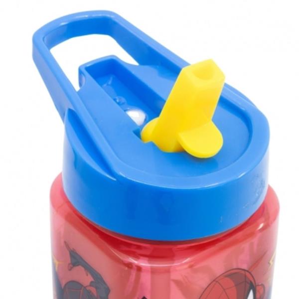 Garrafa com Palhinha Homem Aranha 510ml