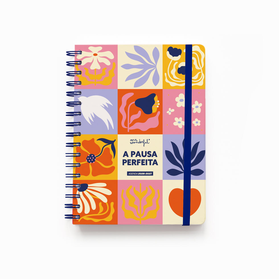 Agenda Diária 2026/2027 Mr.Wonderful "A Pausa Perfeita"
