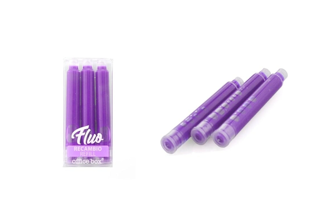 Conjunto 3 Recargas Lilás para Sublinhador Office Box