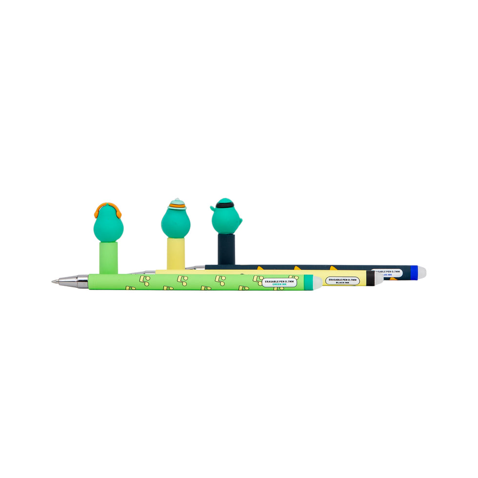 Conjunto 3 Canetas Apagáveis Acabates