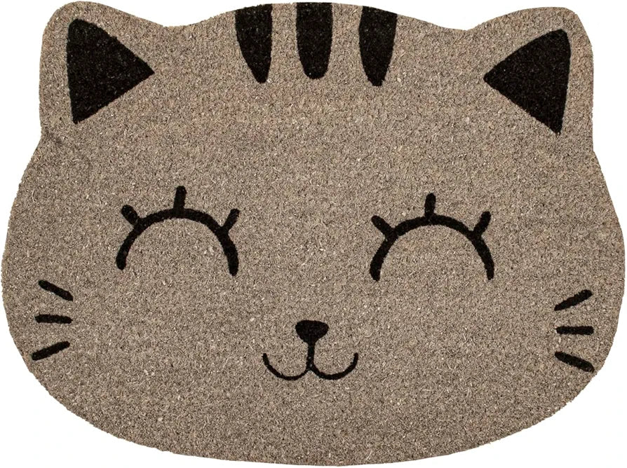 Tapete de Entrada Gato Cinza Itotal