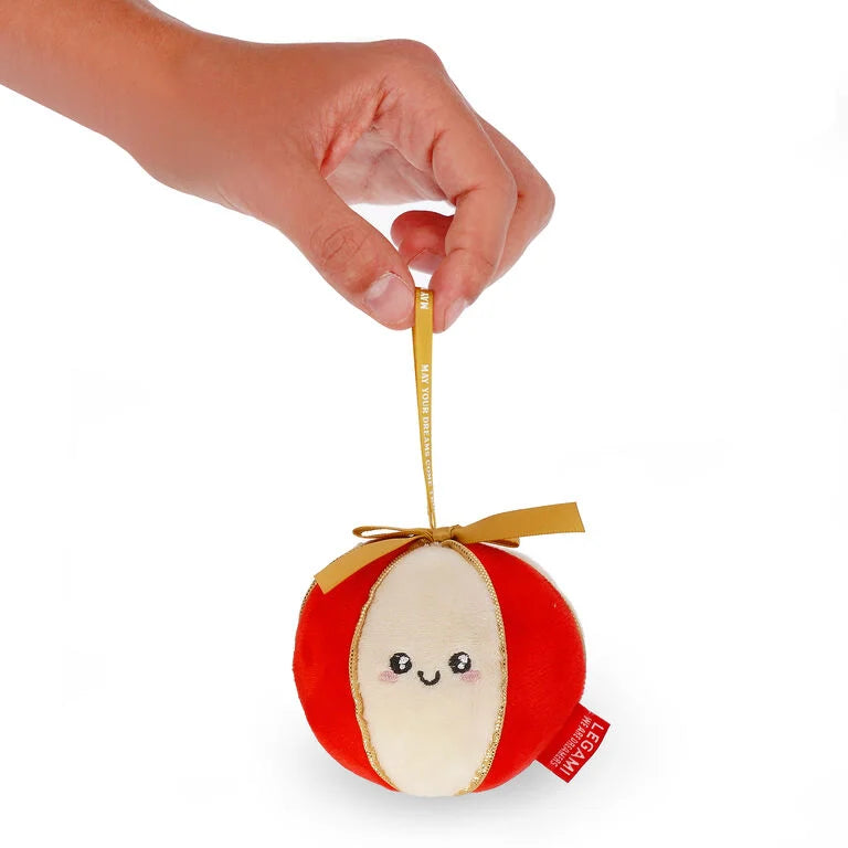 Pré-venda Enfeite de Natal Bola em Pelúcia Legami