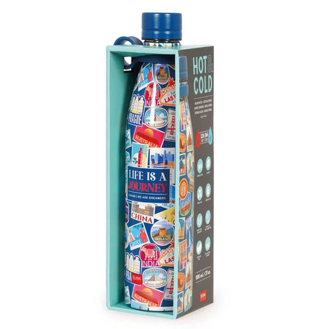Garrafa Térmica 800ml Travel Stickers Legami