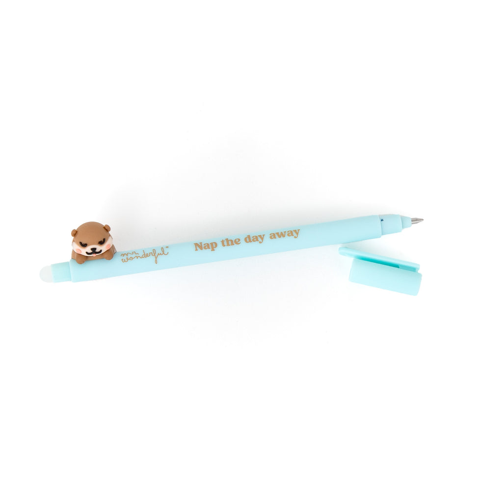 Caneta Apagável Lontra Lazy "Nap the day away" Mr.Wonderful