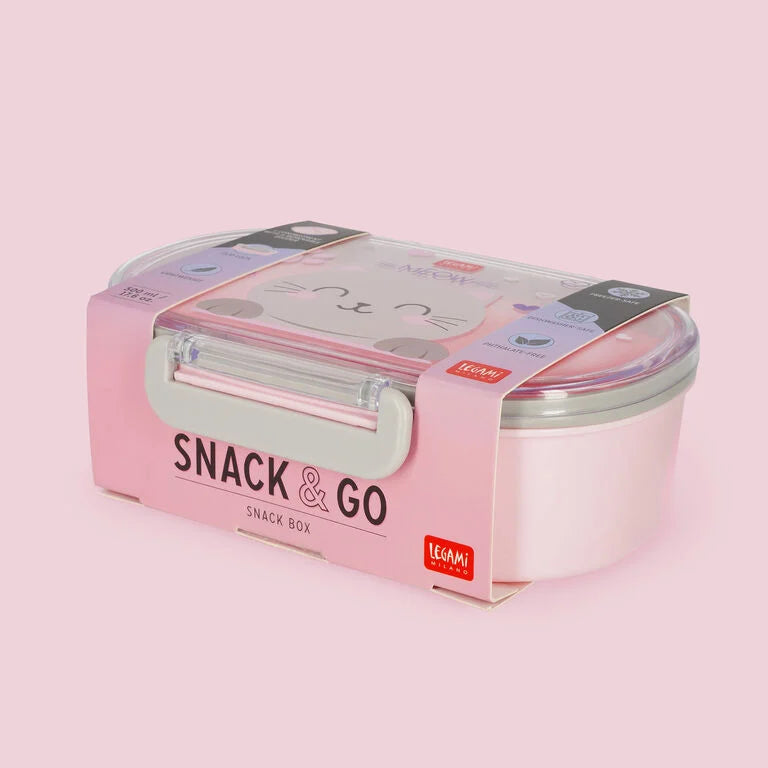 Caixa de Lanche com Divisória Gatinho Legami BTS