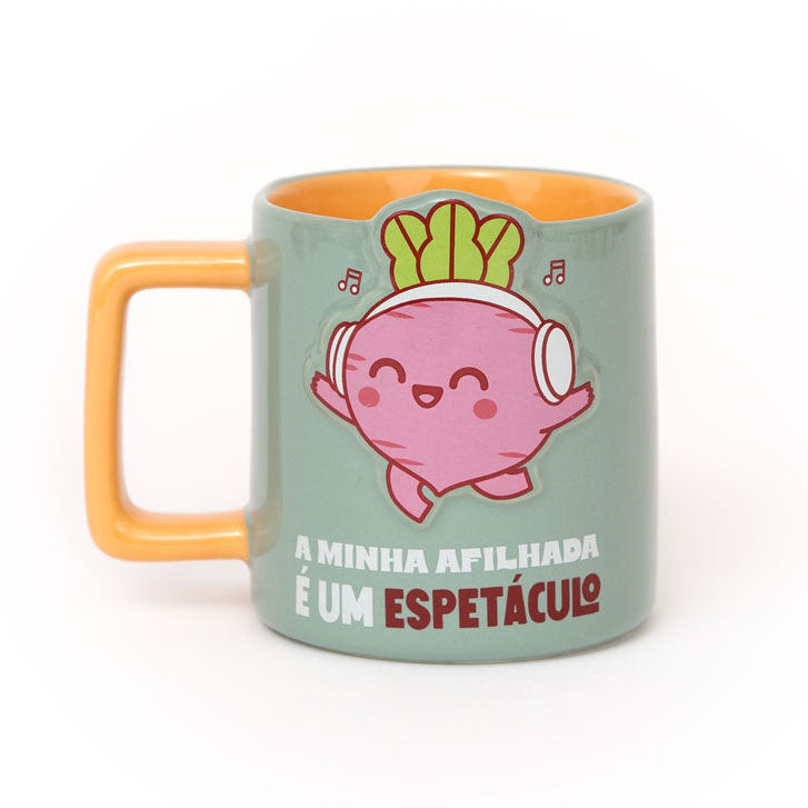 Caneca 3D "A minha afilhada é um Espetáculo" Mr.Wonderful