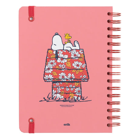 Caderno A5 em Espiral Pautado Snoopy Love Yourself